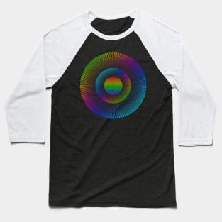 Circled Optical Illusion - #15 Baseball T-Shirt